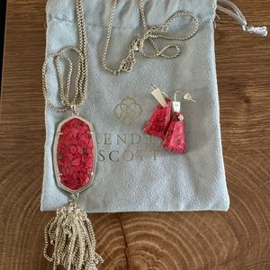 Kendra Scott earring and necklace set